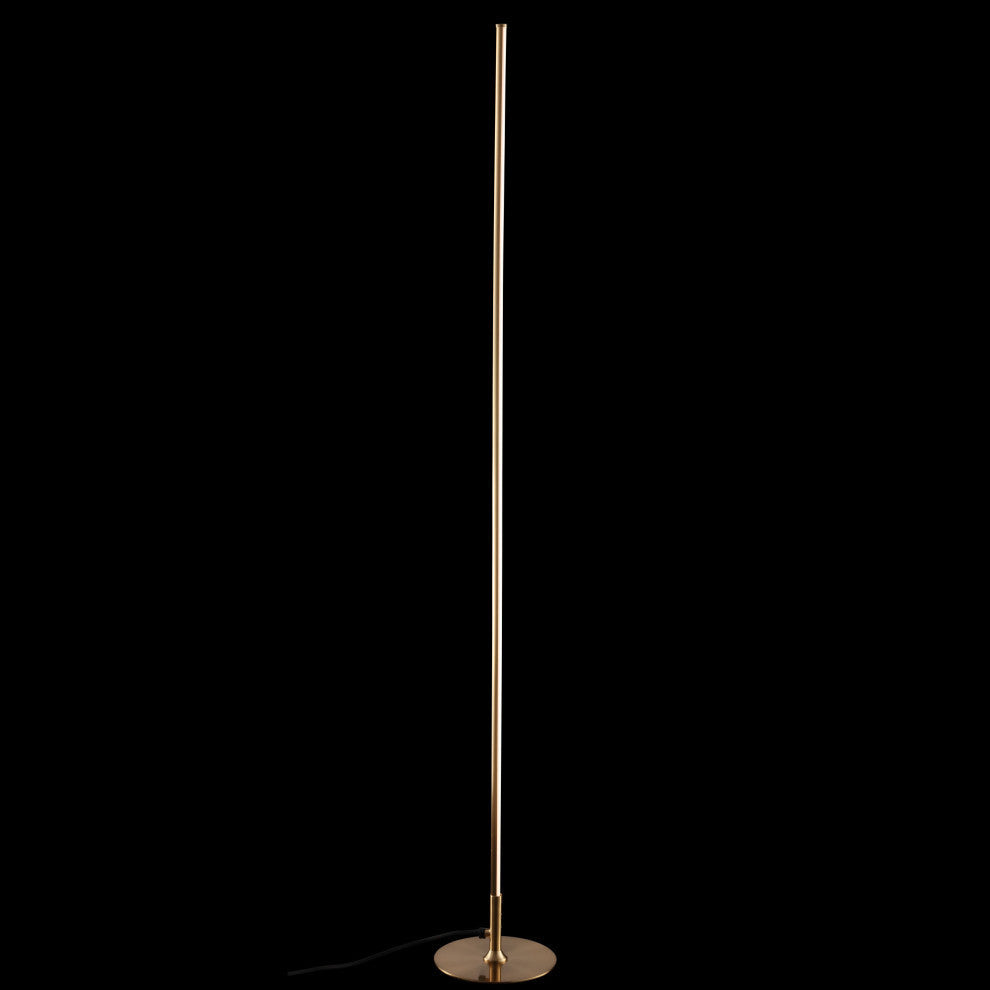 Iris 59.5" LED Integrated Floor Lamp, Gold