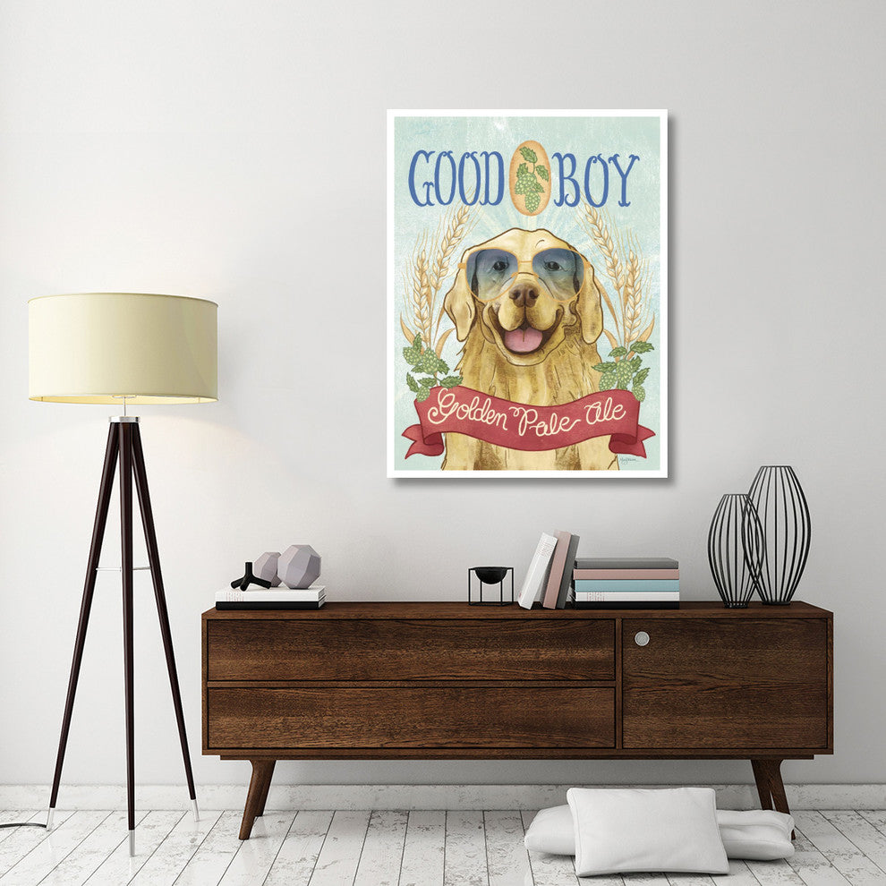 "Beer Dogs II" Digital Paper Print by Mary Urban, 38"x50"
