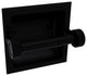 Continental Recessed Toilet Tissue Holder Groovy Accents, Matte Black