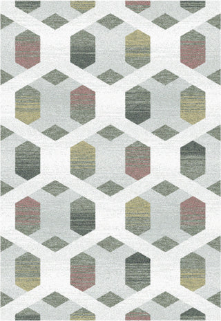 Avenue 3403-6111 Ivory And Multi Area Rug, 7.10"x11.2"