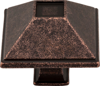 Jeffrey Alexander 602 Tahoe 1-1/2" Pyramid Square Rustic Cabinet - Distressed