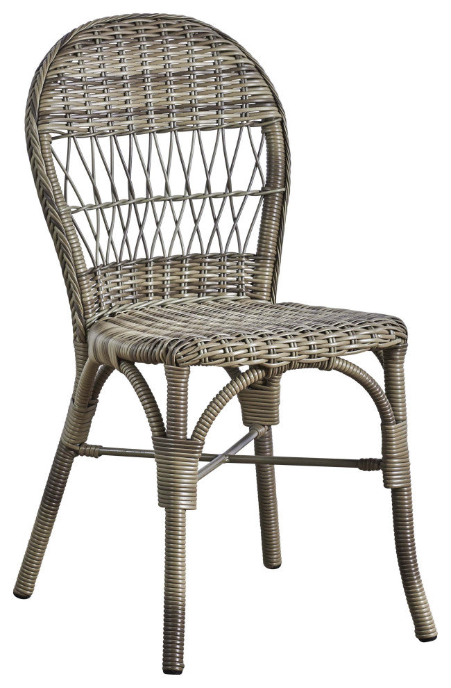 Ofelia Outdoor Dining Side Chair, Antique