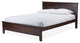 Spuma Cappuccino Wood Contemporary Full-Size Bed