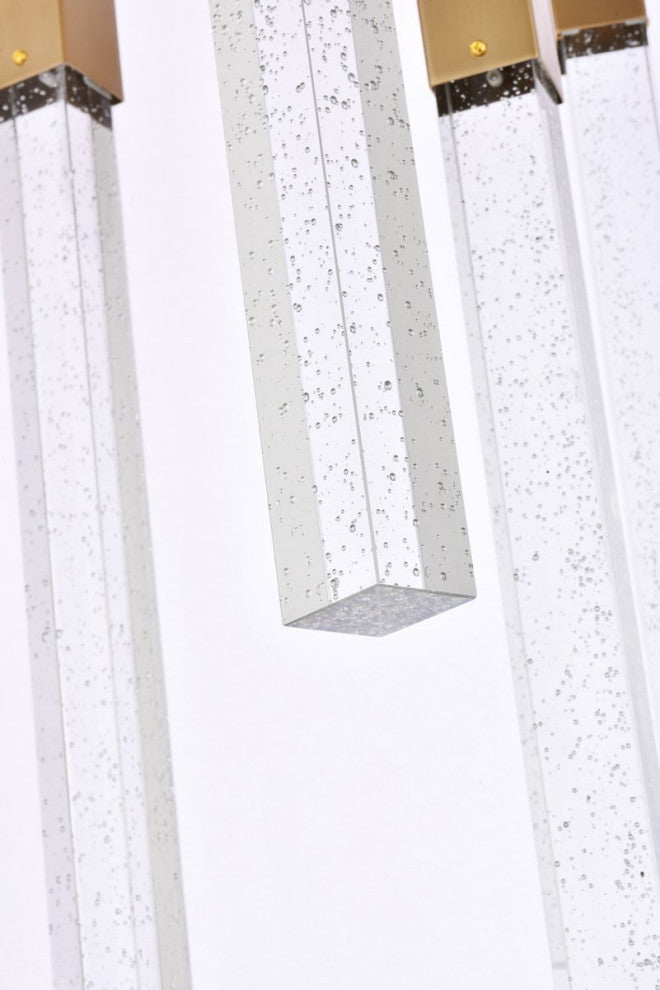 Wade 16-Light Pendant, Satin Gold