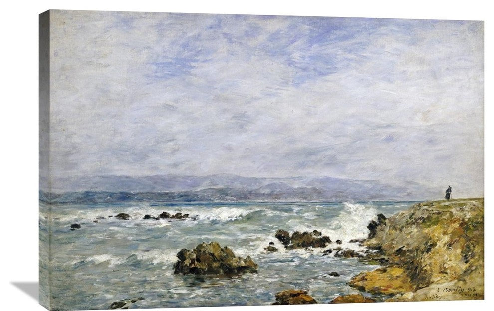 "Antibes, La Pointe De L'ilette" Artwork, 36" x 24"