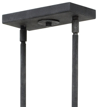Hinkley Rigby Small Three Light Linear, Aged Zinc