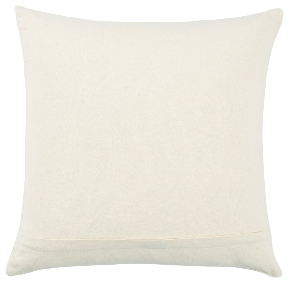 Jaipur Living Longkhum Tribal Cream/Black Poly Fill Pillow 18" Square