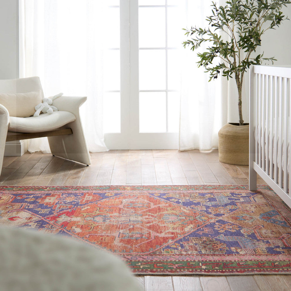 Vibe by Jaipur Living Sancho Medallion Orange/Purple Area Rug 9'X12'
