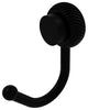 Venus Robe Hook With Twist Accents, Matte Black