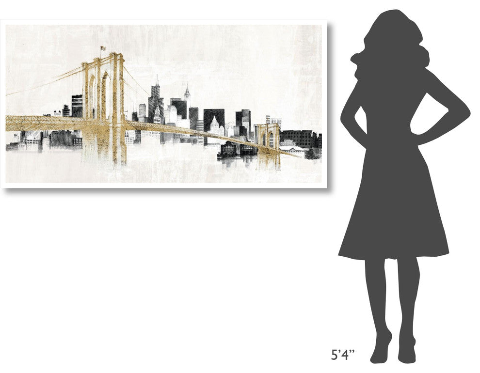 "Skyline Crossing" Digital Paper Print by Avery Tillmon, 62"x32"