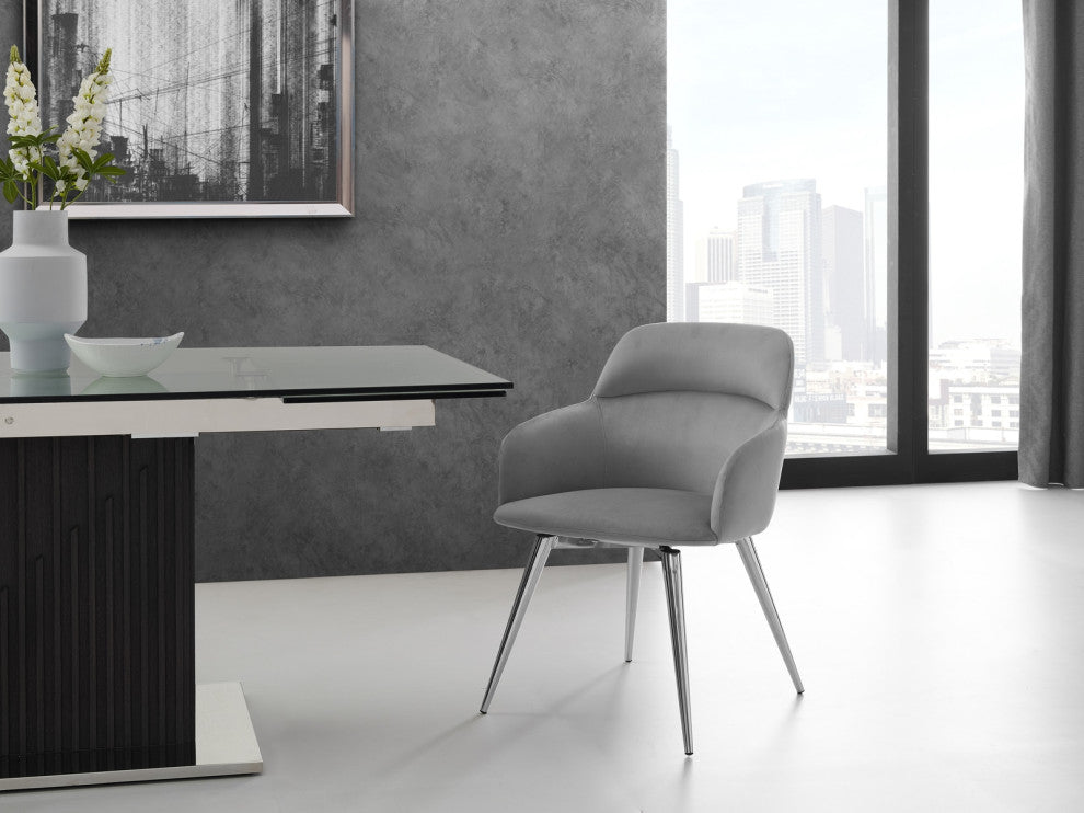 Pirouette Dining Chair Gray