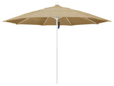 Fiberglass Umbrella White, Linen Sesame