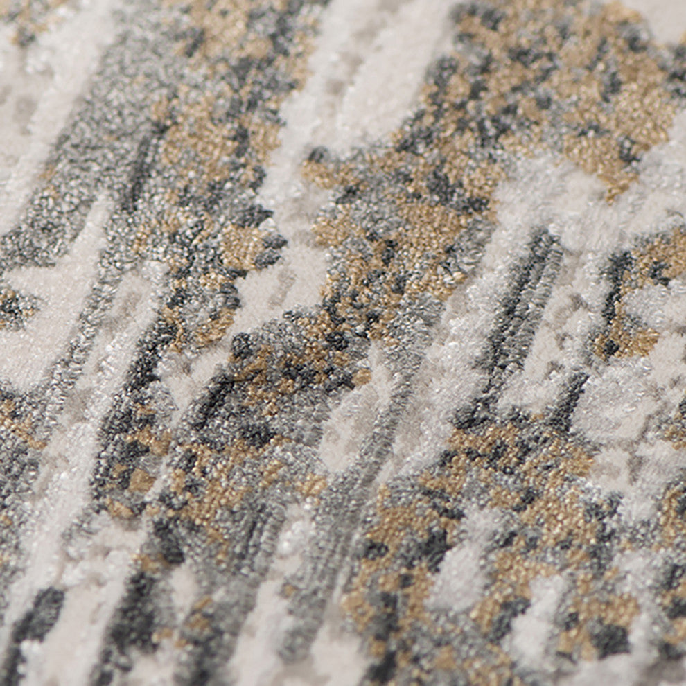 Venice Frasier Area Rug, Ivory, 2' x 3', Abstract