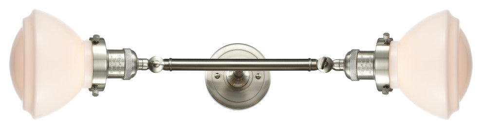 INNOVATIONS 208L-SN-G321-LED 2-Light Bath Vanity Light Brushed Satin Nickel