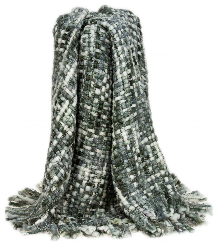 Multicolored Transitional Dreamy Knitted Soft Throw