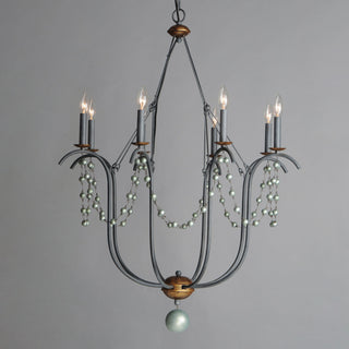 Maxim 20488 Formosa 8 Light 32"W Taper Candle Style Chandelier - Ecru /