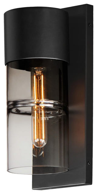 ET2 E26142-142 Smokestack 14" Tall LED Outdoor Wall Sconce - Black