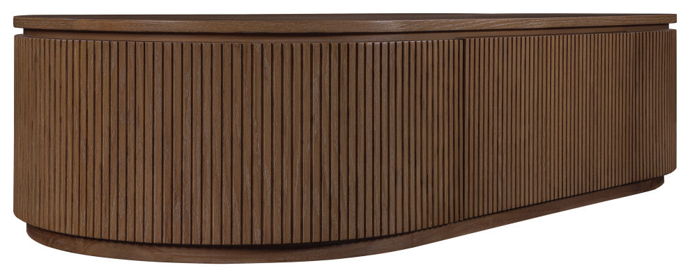 Moana Wood Storage Coffee Table, Brown, 64" W X 32" D