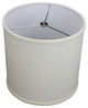 FenchelShades Drum Lampshade 10"x10"x10", Burlap Off White