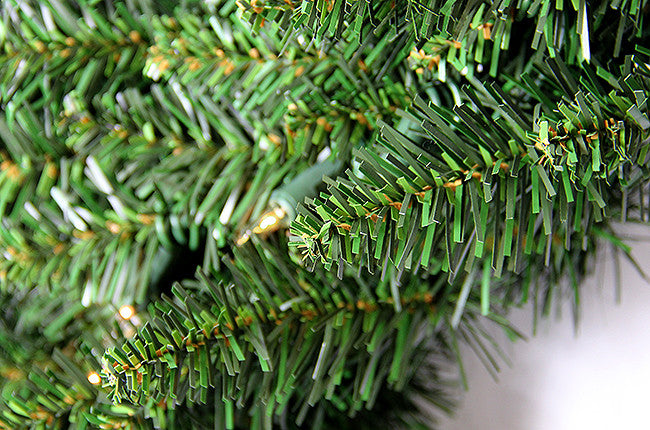 Pre-Lit Camdon Fir Diamond Shaped Christmas Wreath, Warm Clear LED Lights, 42"
