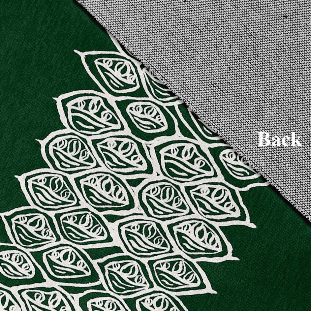 Cowry Stack Rug, Green, 2'x3'