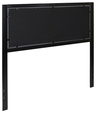 Bristol Metal Tufted Upholstered Headboard - Modern Headboard, Dark Gray, Full