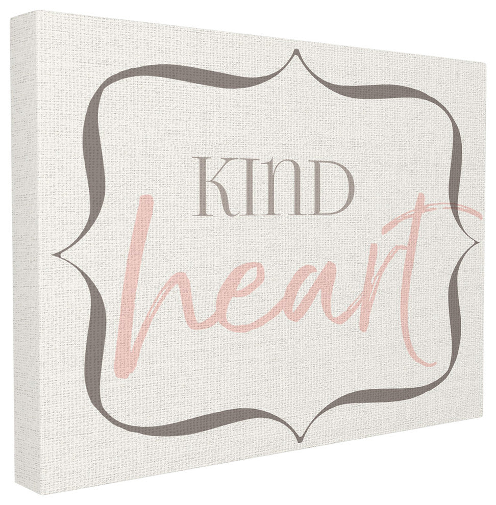 Stupell Ind. Elegant Kind Heart Canvas Wall Art, 30"x40"
