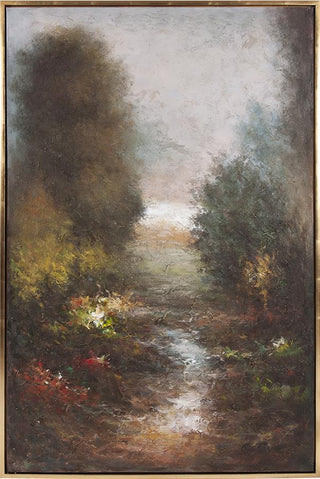 Silent River Hand-Painted Canvas Art