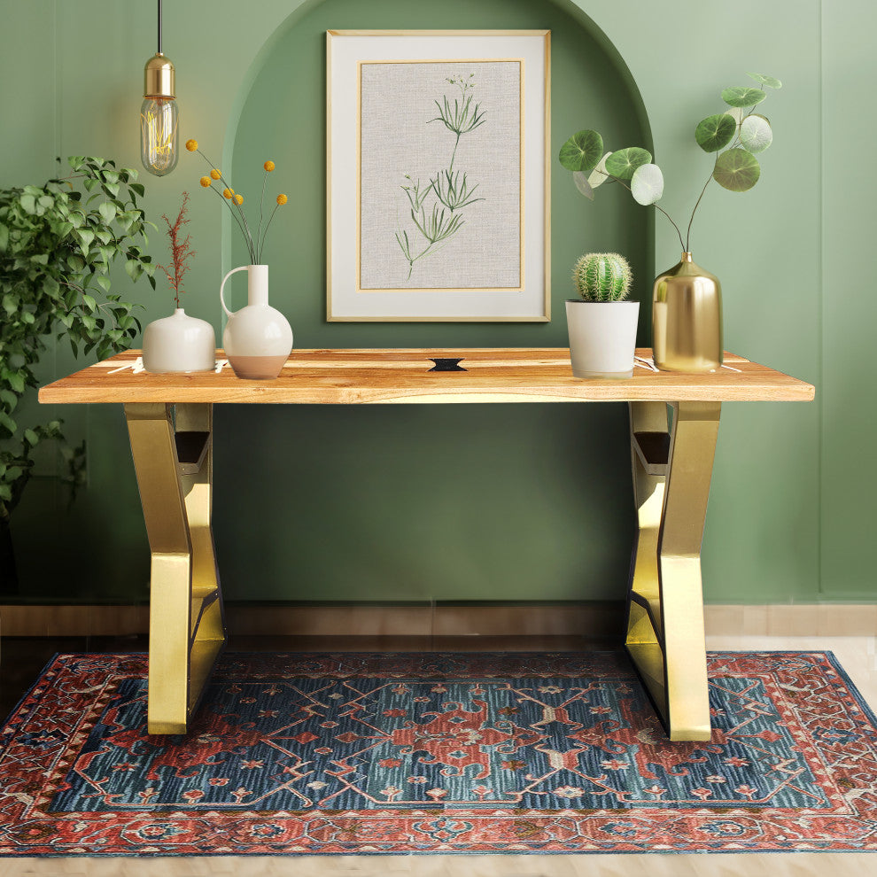Charleston Acacia Wood Console Table