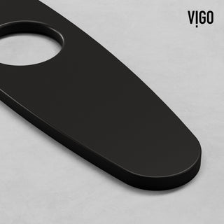 VIGO 10" L Kitchen Deck Plate, Matte Black