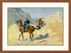 "The Advance Guard" Framed Digital Print by Frederic Remington, 39x29"