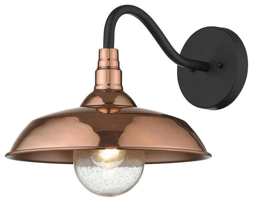 Burry 1-Light Copper Wall Light
