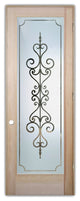 Interior Prehung Door or Interior Slab Door - Carmona - Douglas Fir (stain...