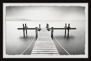 "Bring the Boat" Framed Painting Print, 24x16