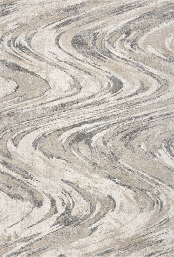 HomeRoots 7' x 9' Polypropylene Natural Area Rug