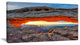 "Sunrise At Mesa Arch in Canyon Lands" Large Flower Canvas Wall Art, 32"x16"