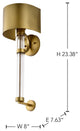 Teagon 1 Light Wall Sconce