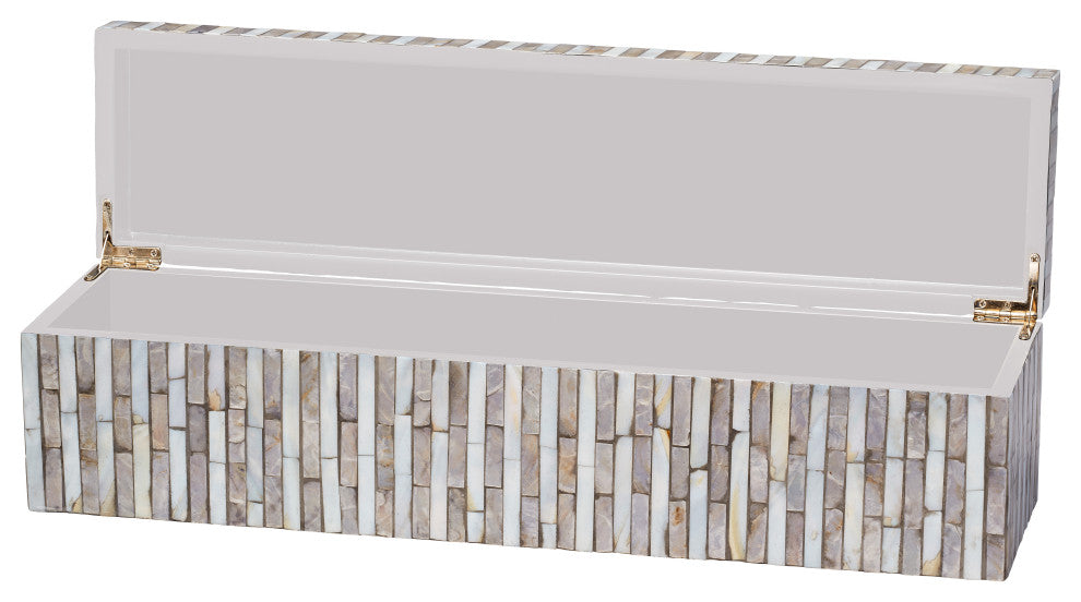 Roosevelt Box, Grey, Large