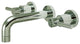 Concord Two Handle Wall-Mount Vessel Sink Faucet