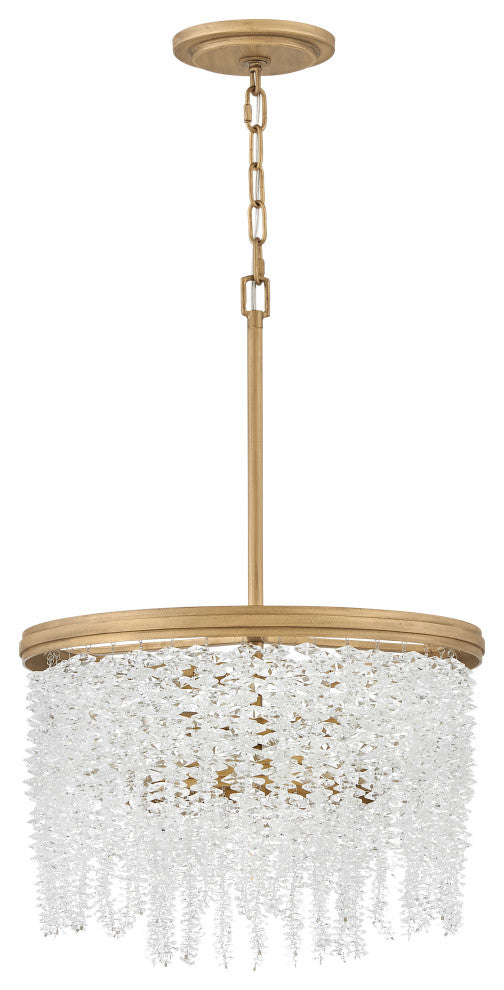 Fredrick Ramond Rubina Medium Convertible Semi-Flush Mount, Burnished Gold