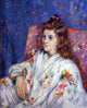 Armand Guillaumin Portrait of Madeleine, Gallery Wrapped Canvas Print, 20"x25"