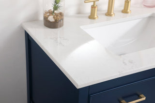 Home Living 36" Single Bathroom Vanity, Blue
