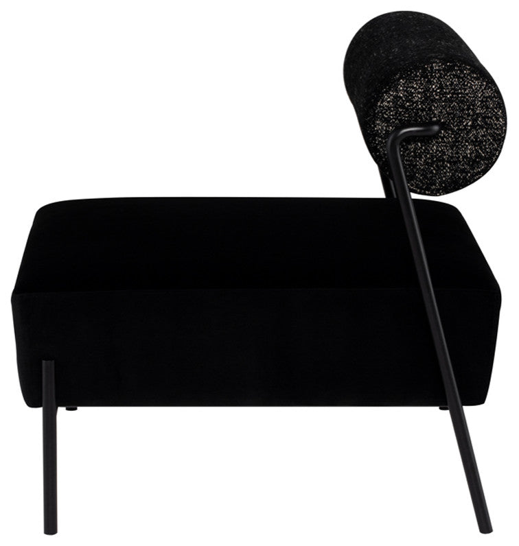Marni Salt & Pepper Fabric Occasional Chair