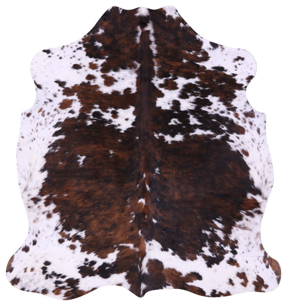 Natural Cowhide Rug 6' 7" X 6' 2" C1591