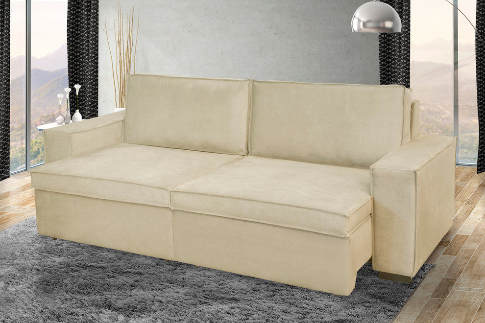 Voga Sofa Retractable Off White