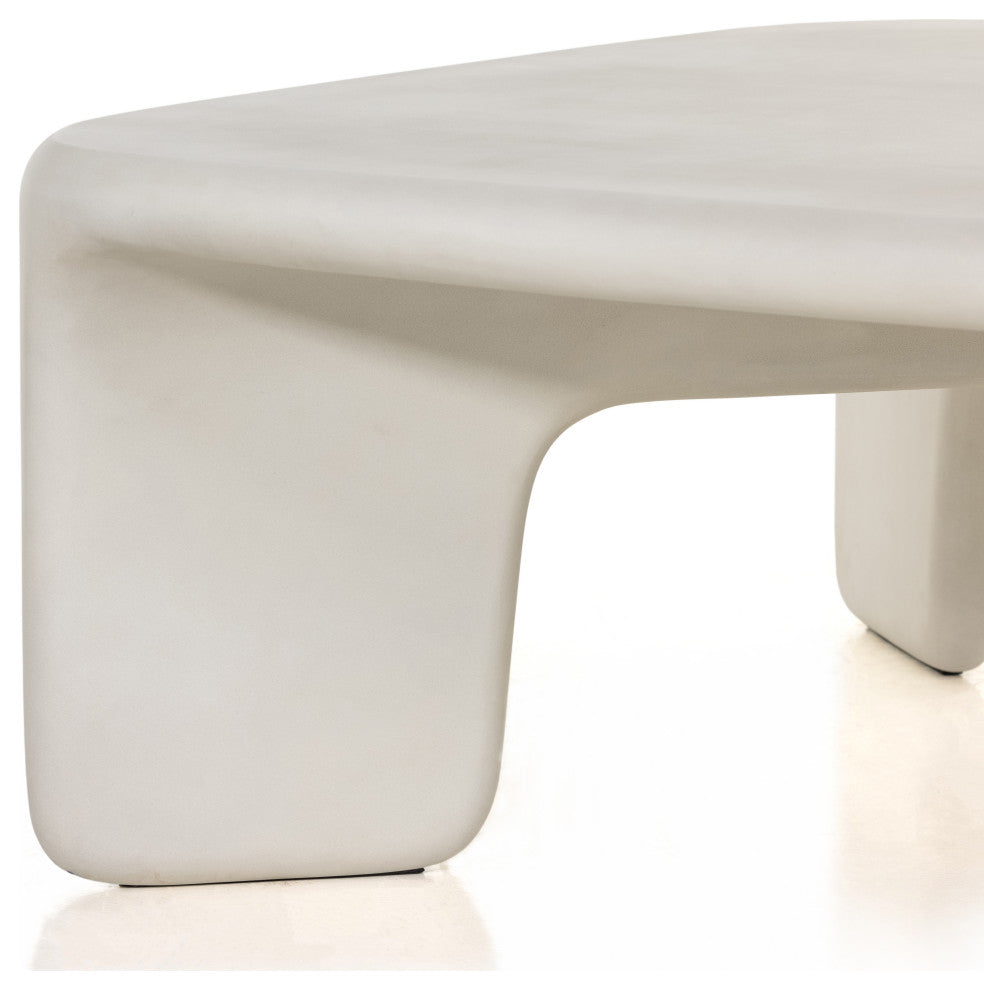 Dante Coffee Table-White Concrete
