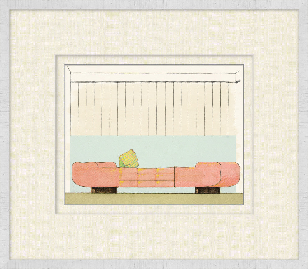 Mid-Century Interior 4, Giclee Reproduction Artwork