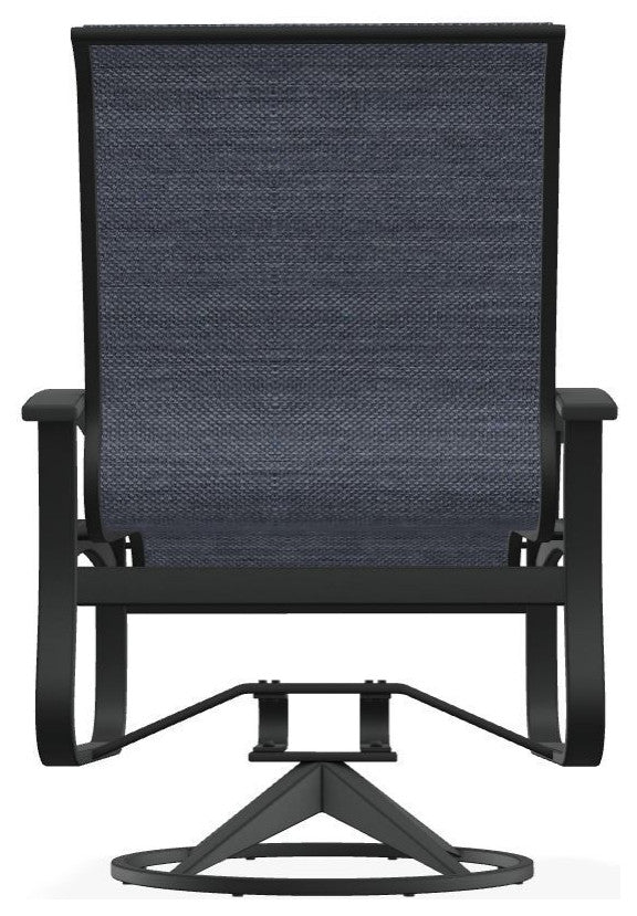 Belle Isle Sling Outdoor Swivel Rocker, James/Graphite