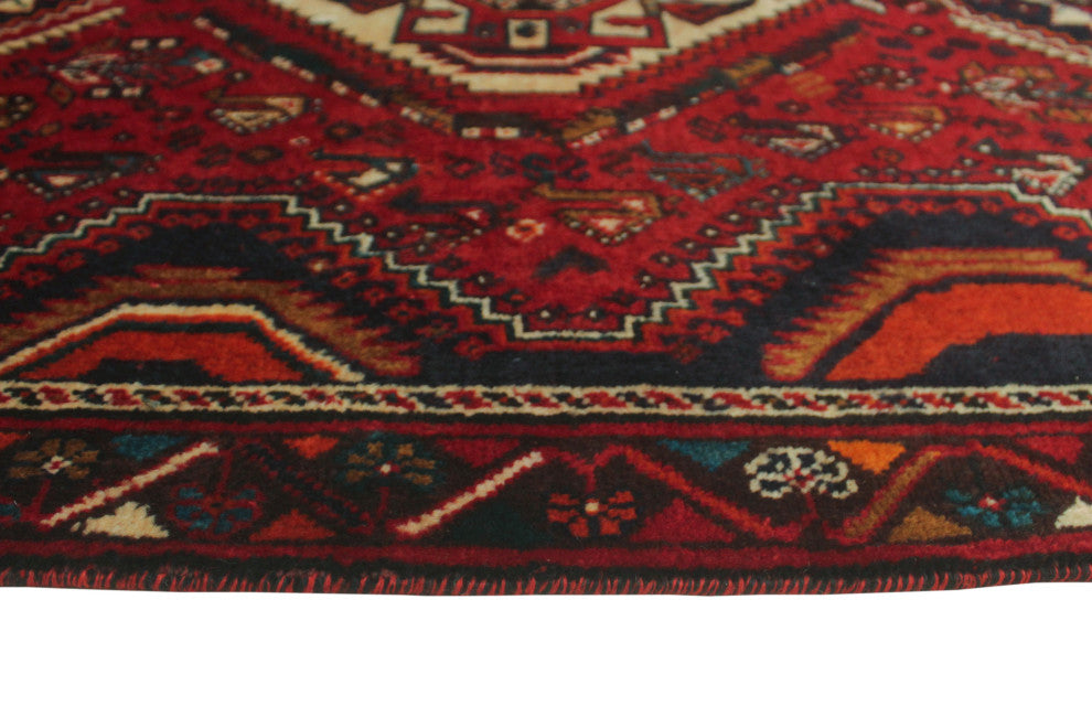 Vintage Distressed Noorzay Red Runner