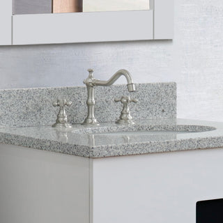 Messina Double Handle Brush Nickel High Arc Faucet With Drain Assembly